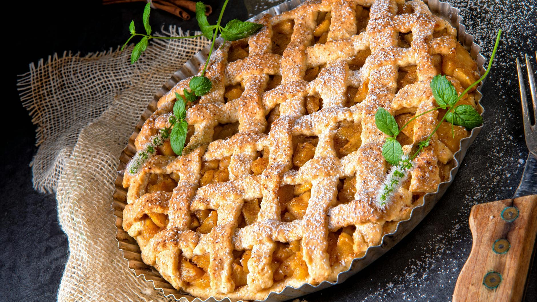 Der Apfelkuchen ist schnell und ganz einfach gemacht.