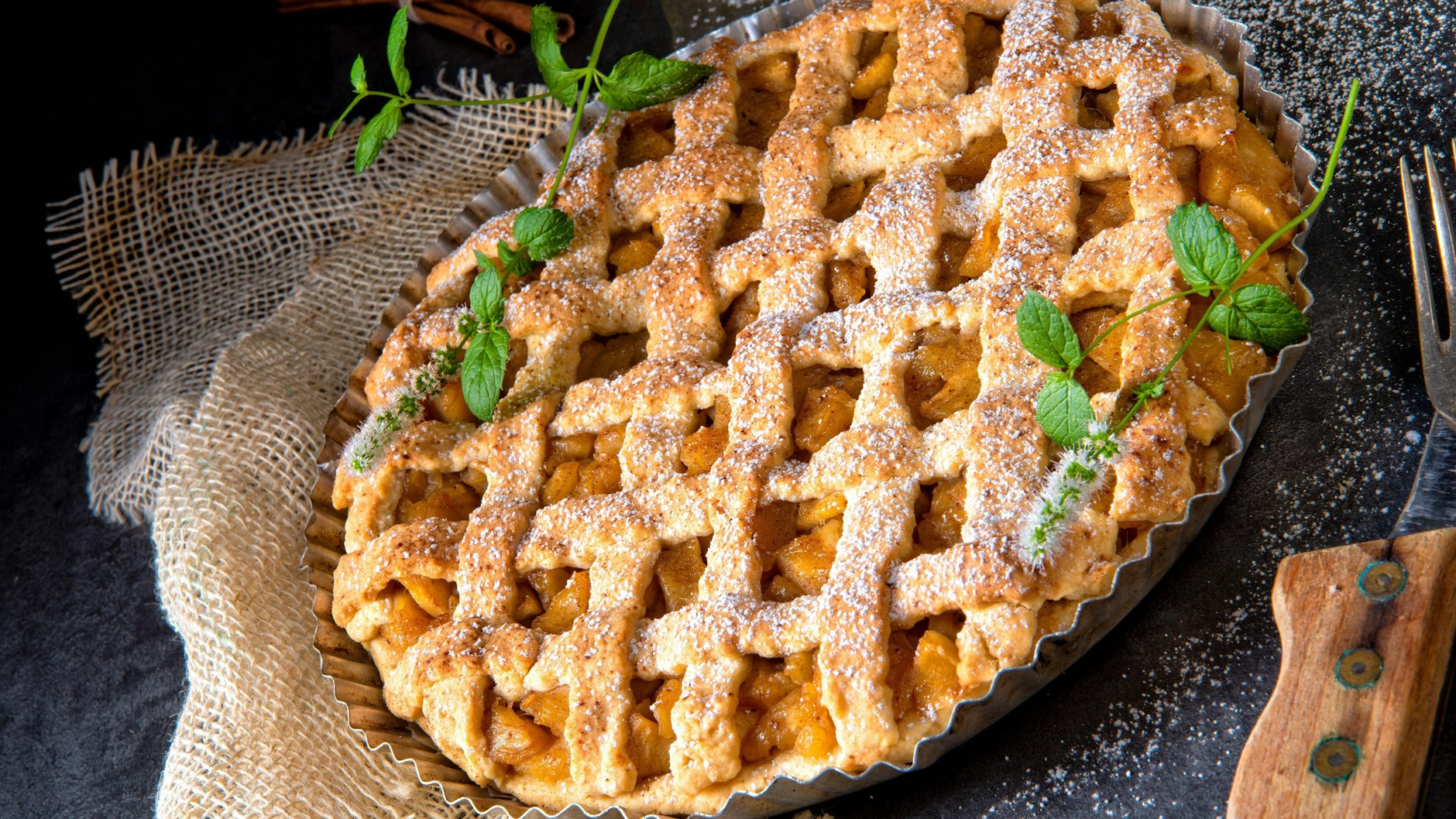 Der Apfelkuchen ist schnell und ganz einfach gemacht. 
