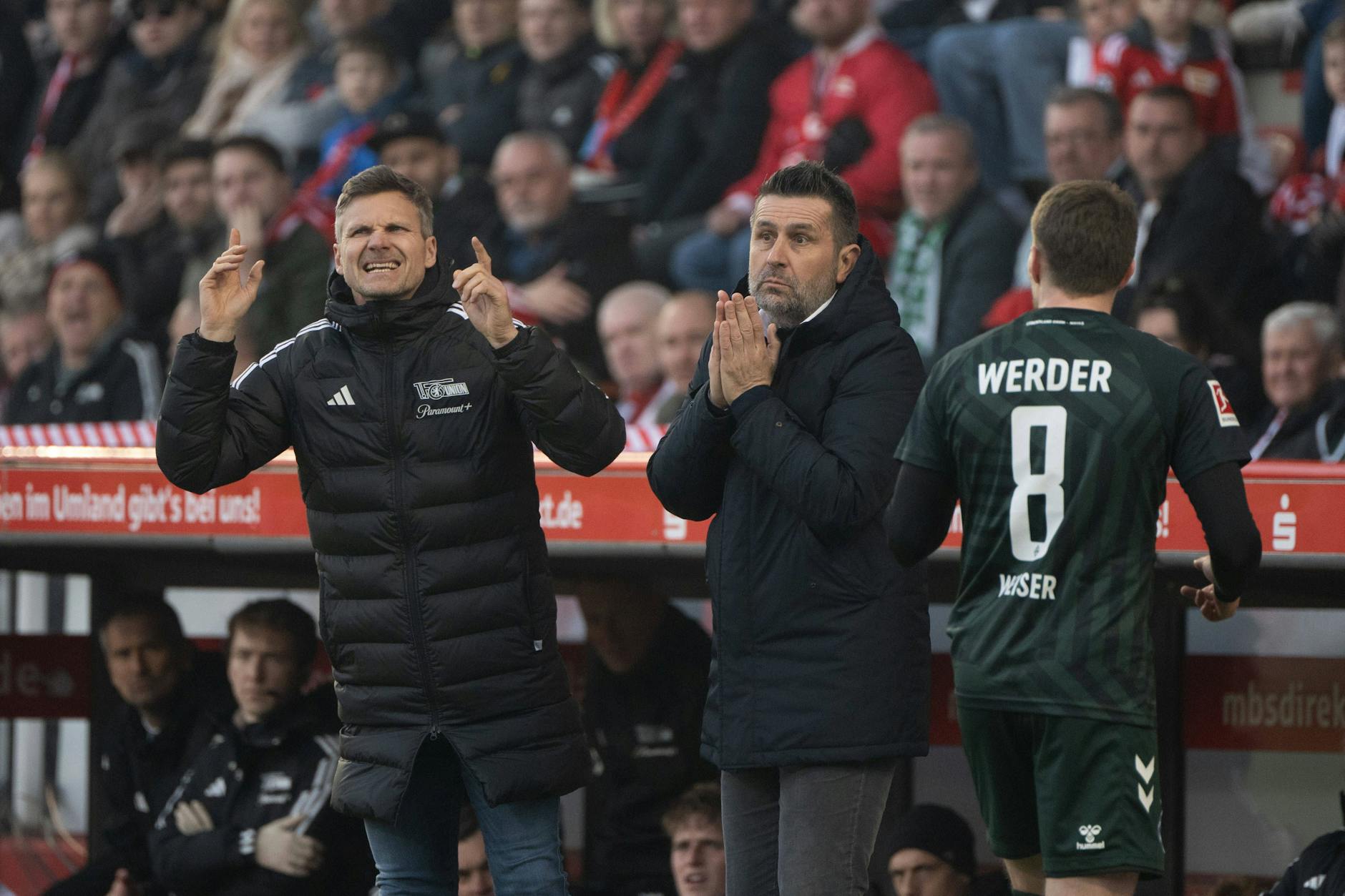 Michael Parensen vertrat beim 1. FC Union immer öfter Manager Oliver Ruhnert und verfolgte zuletzt das Heimspiel gegen Bremen an der Seite von Trainer Nenad Bjelica.