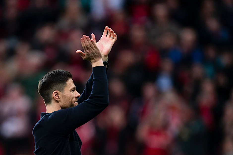 Leverkusens Trainer Xabi Alonso konzentriert sich auf die nächste Partie  