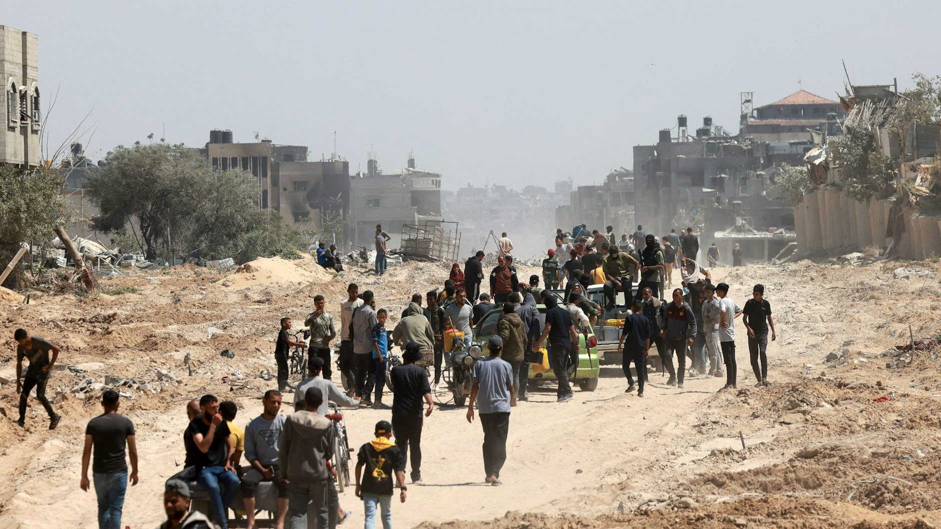 Gaza-Flüchtlinge können in ihre Häuser in Chan Yunis zurückkehren, sofern sie nicht zerstört wurden.