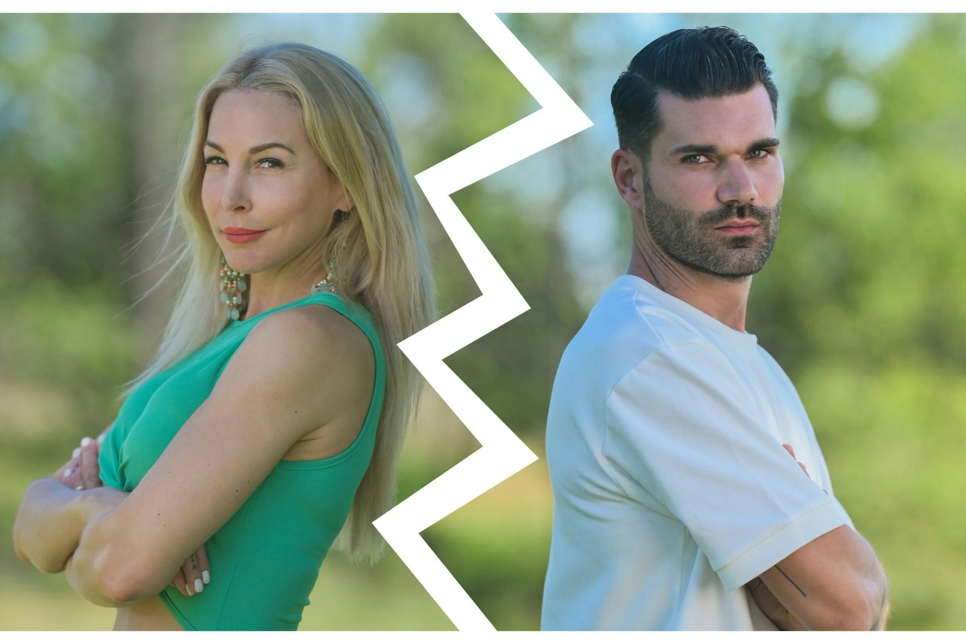 Mike Cees und Michelle Monballijn nehmen bei„ Prominent getrennt“ teil.