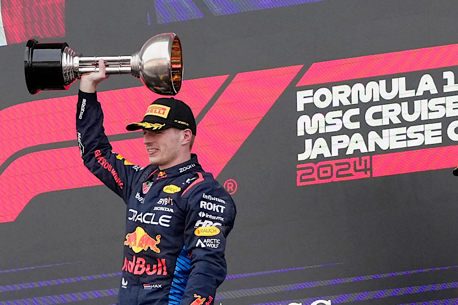 Red-Bull-Pilot Max Verstappen hat auch den Großen Preis von Japan gewonnen.  