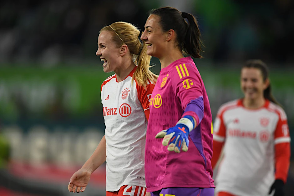 ARCHIV - Torhüterin Maria Luisa Grohs war die Münchner Heldin im Pokal-Halbfinale.  