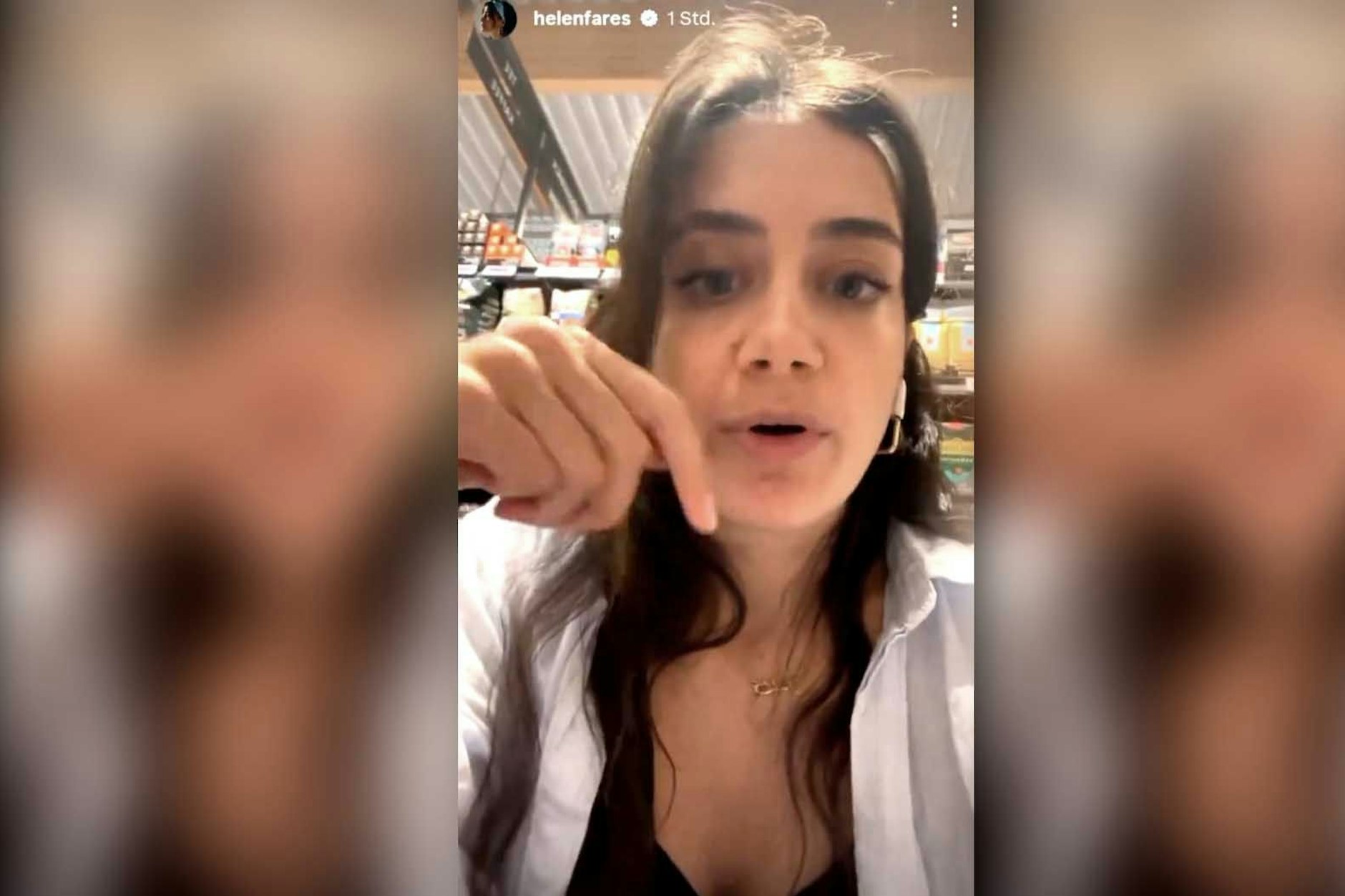 De voormalige SWR-moderator Helen Fares gebruikt en monitort (einde van de video's) een app, die beschikbaar is onder het artikelnummer, op basis van de producten in de supermarkt met Israël in verband.