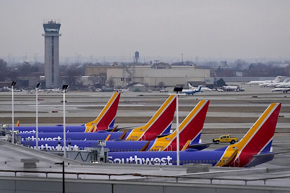 Bei einem&nbsp;Flug der amerikanischen Fluggesellschaft Southwest Airlines von Denver nach&nbsp;Houston kam es zu einem Zwischenfall mit einer Abdeckung eines Triebwerks (Archivbild).