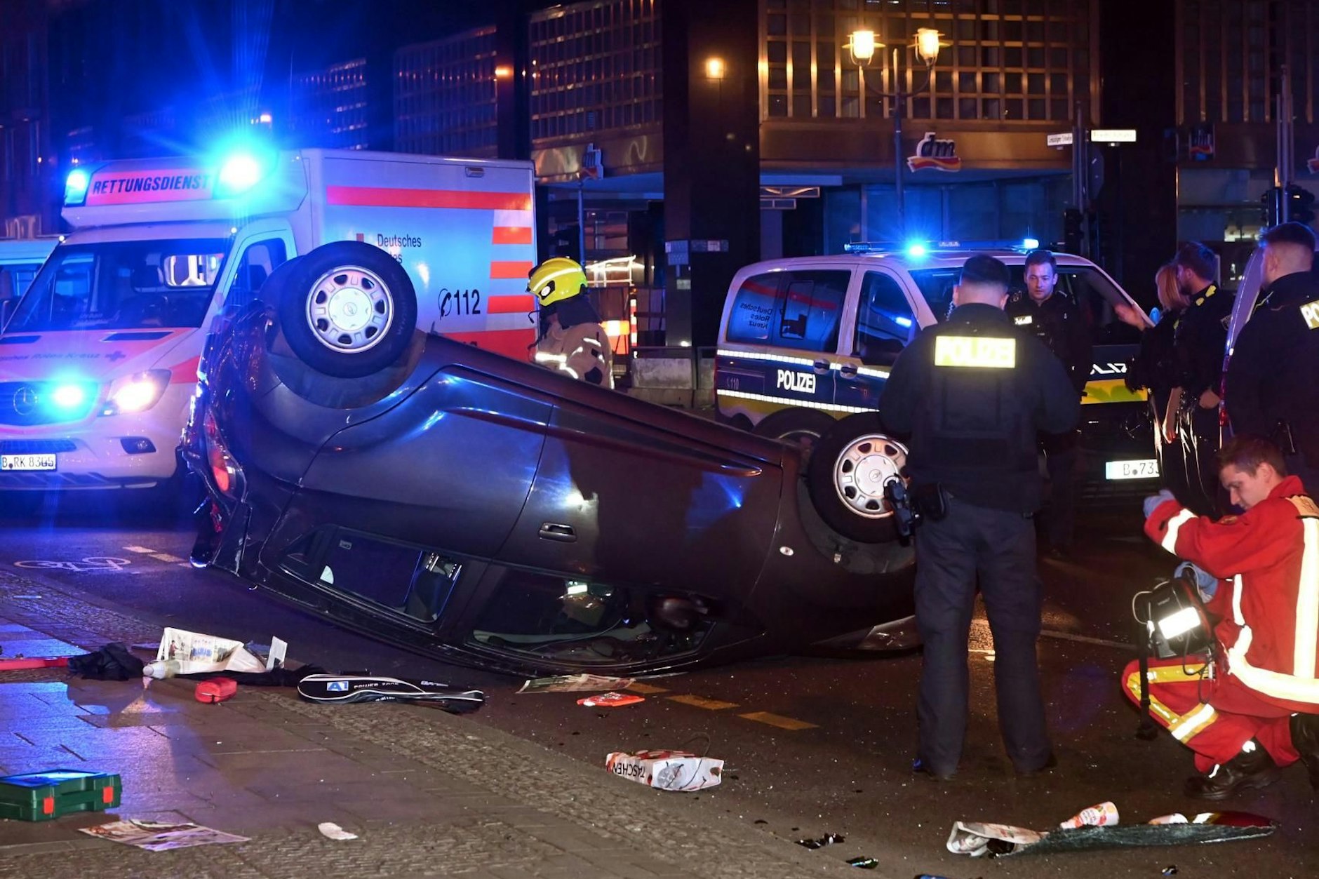 Auf der Friedrichstraße kam es in der Nacht zu einem folgenschweren Unfall.