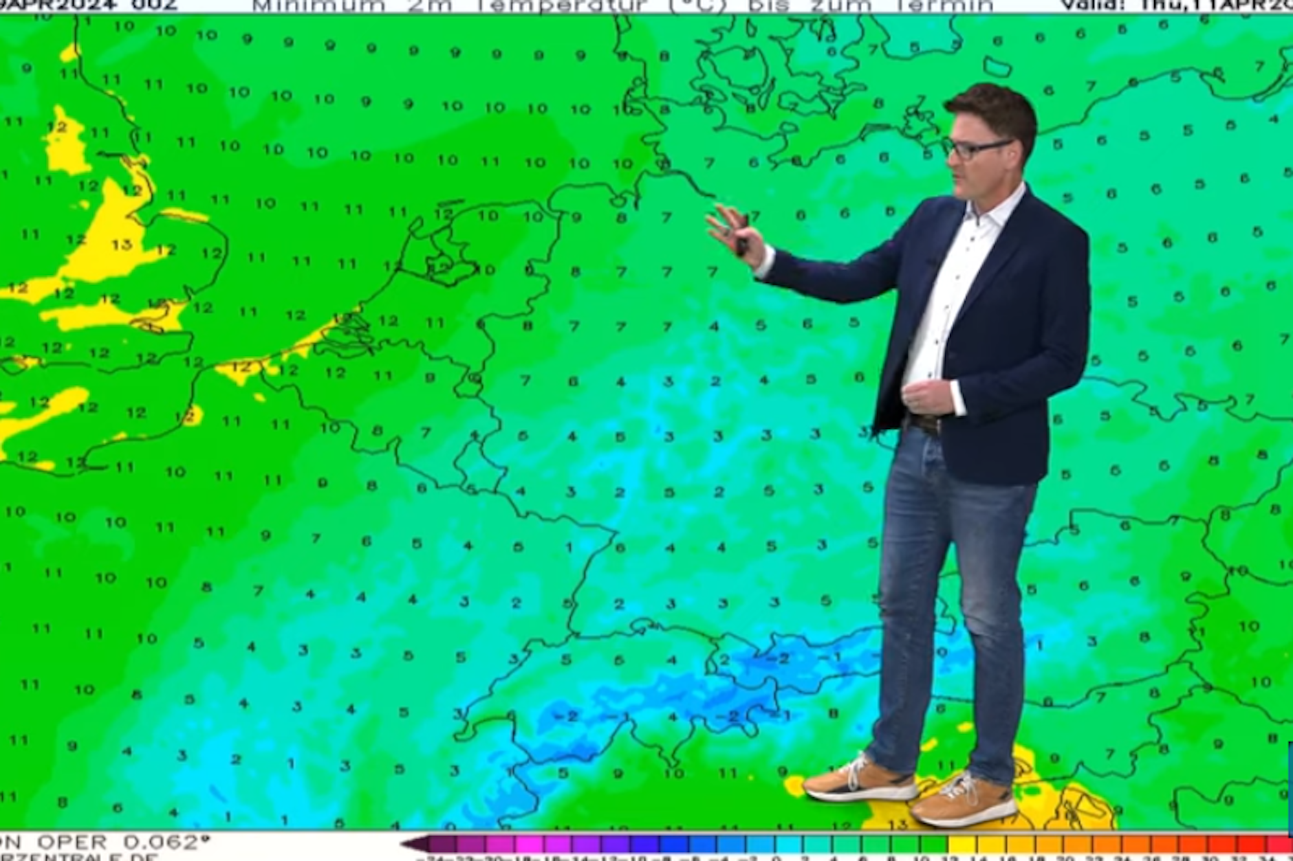 Das Wetter ist apriltypisch, nach der Hitze folgt nun wieder der Frost, erklärt Meteorologe Dominik Jung.
