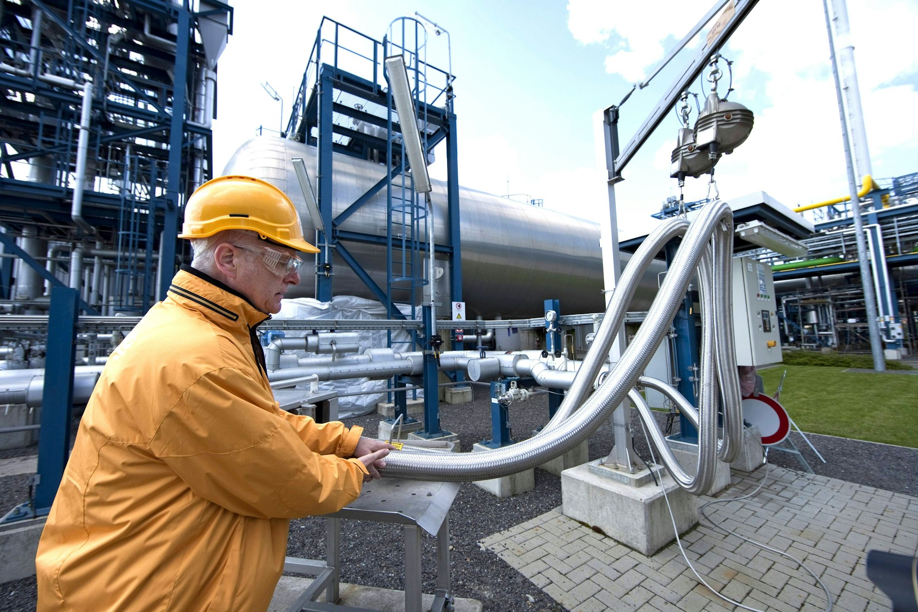 Pilotanlage zur Erprobung eines alternativen Verfahrens zur Rauchgaswäsche und CO₂-Reinigung auf dem Gelände des Vattenfall-Kraftwerks Schwarze Pumpe bei Spremberg&nbsp;