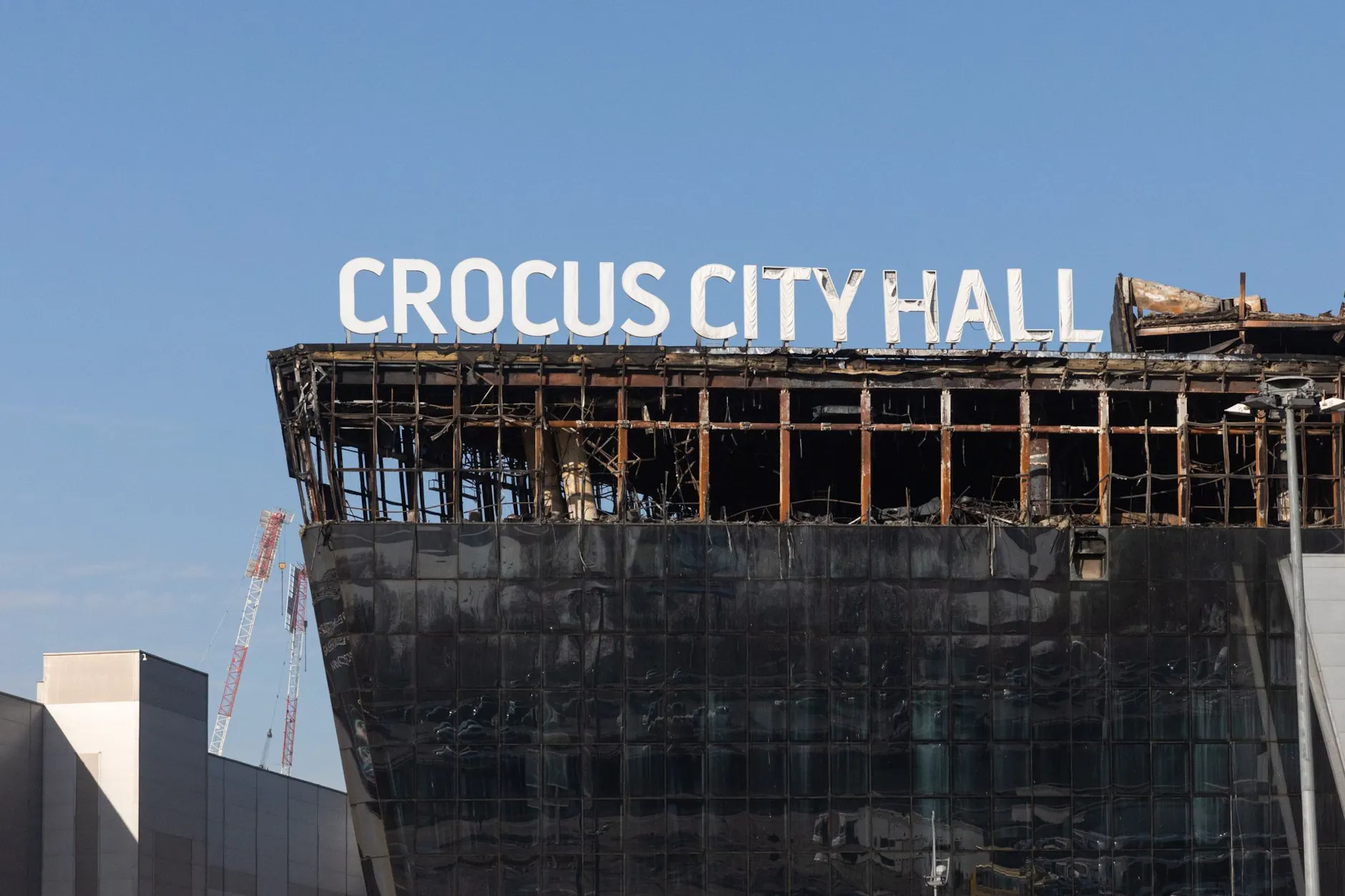 Der Anschlagsort: die Konzerthalle Crocus City Hall in Moskau