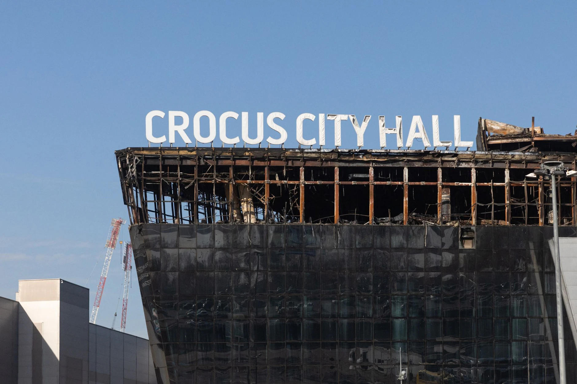 Der Anschlagsort: die Konzerthalle Crocus City Hall in Moskau