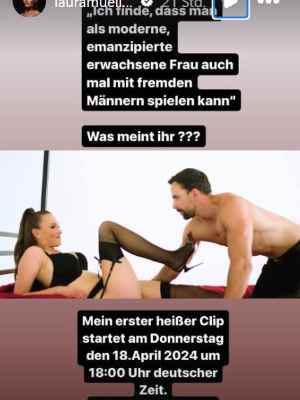 Dieses Foto veröffentlichte Laura auf Instagram.