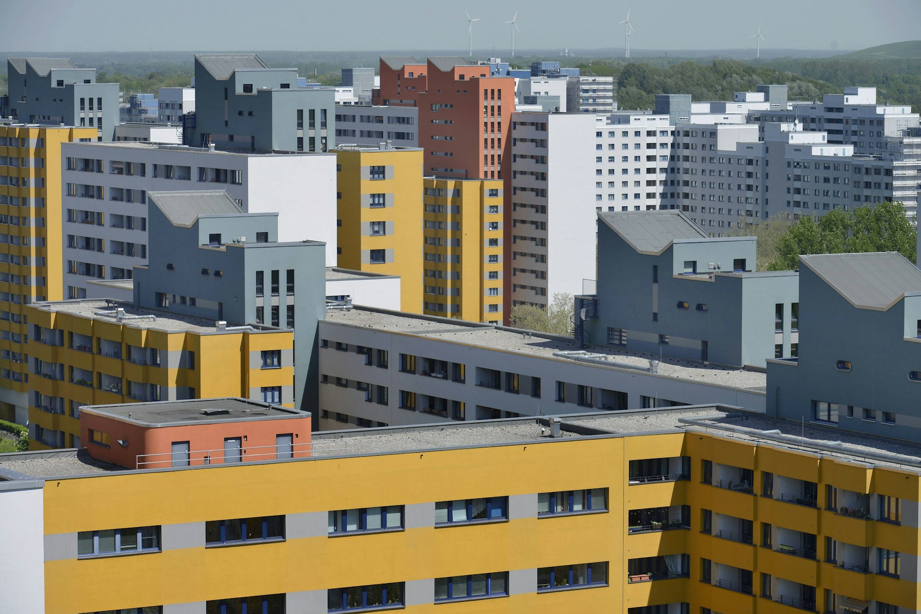 Das Märkische Viertel liegt am nördlichen Stadtrand von Berlin.