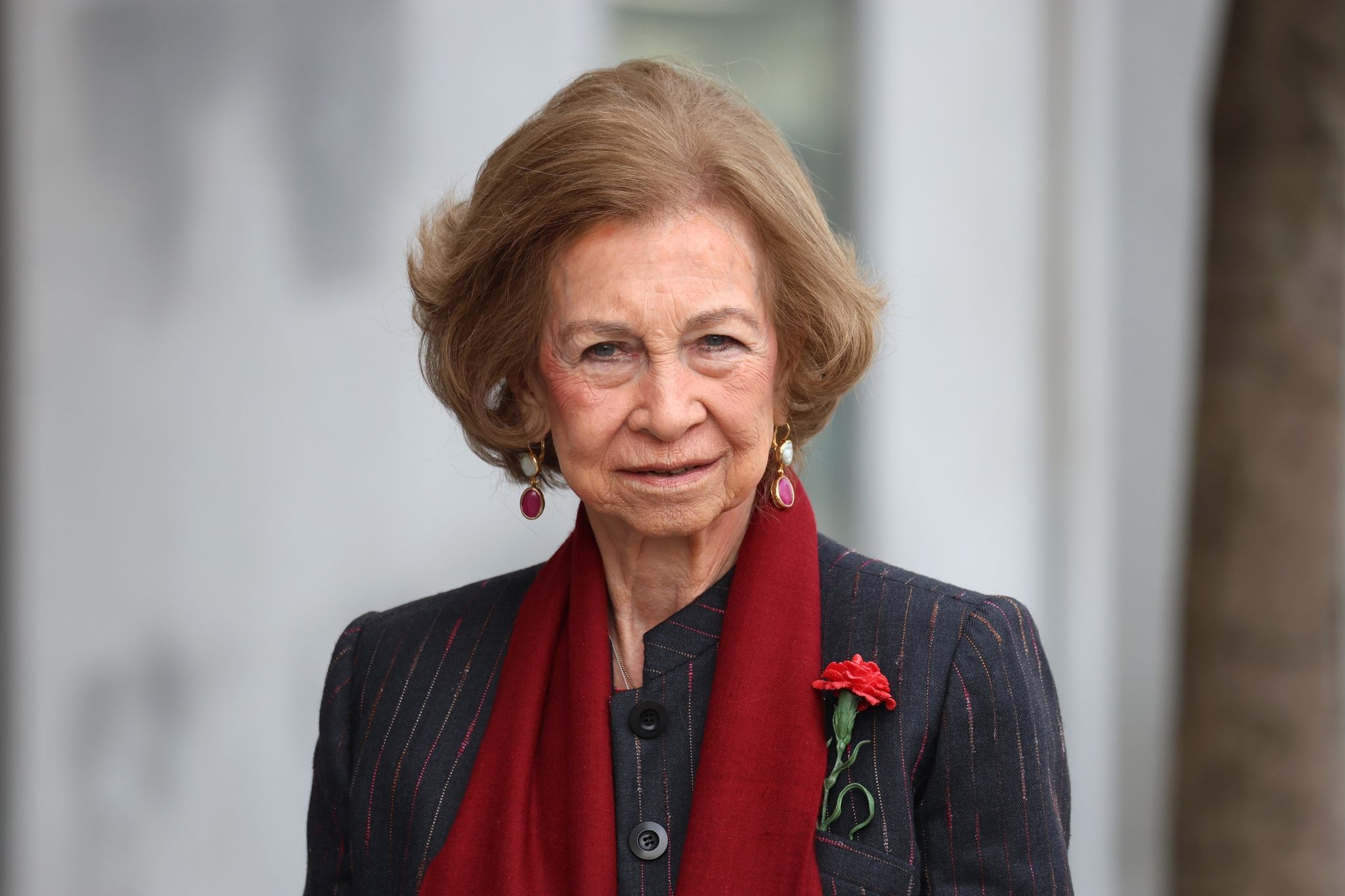 Image - Spaniens Altkönigin Sofía im Krankenhaus