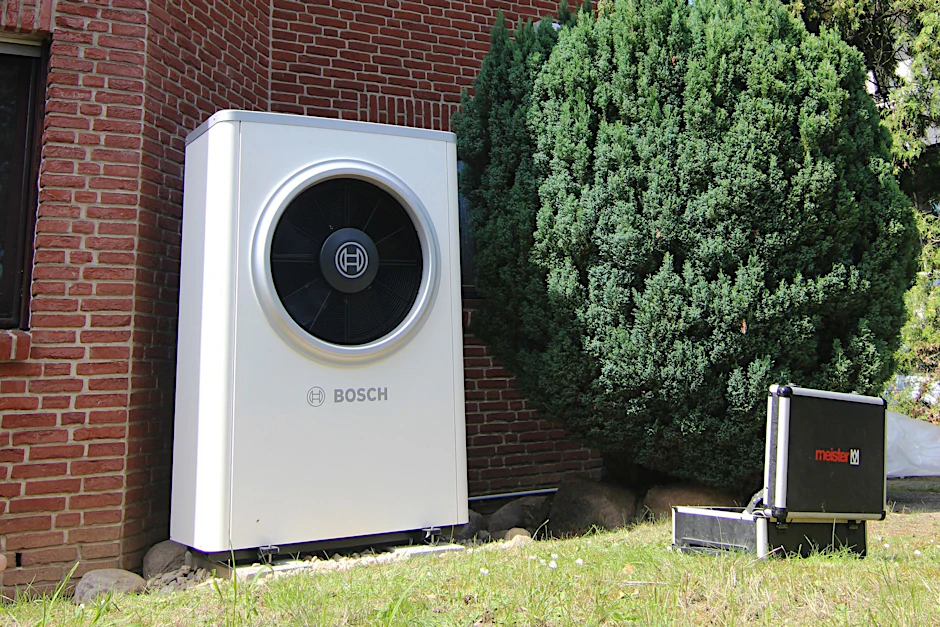 Eine Wärmepumpe von Bosch