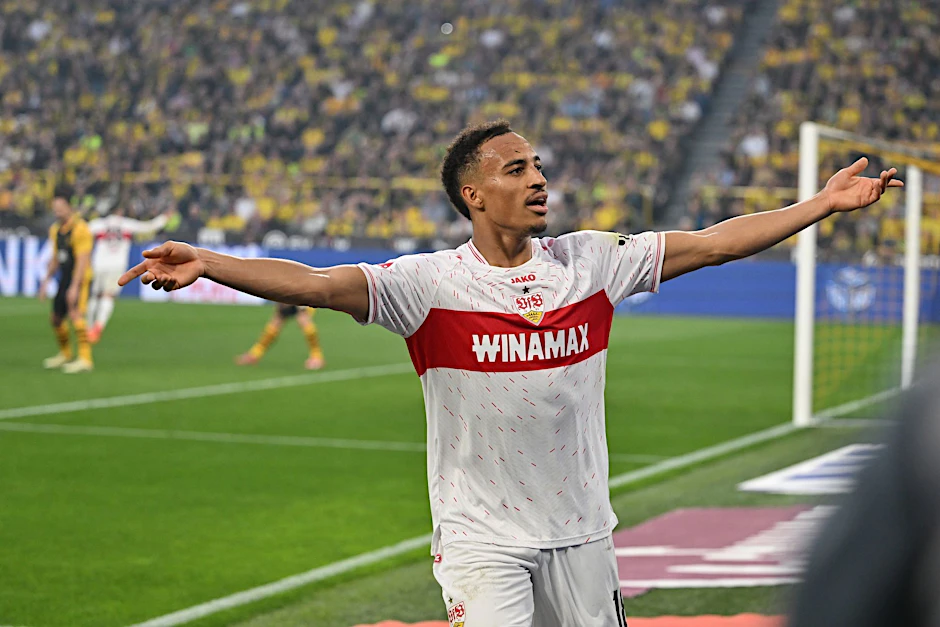 Auswärtssieg in Dortmund: VfB Stuttgart jetzt punktgleich mit dem FC Bayern München.  