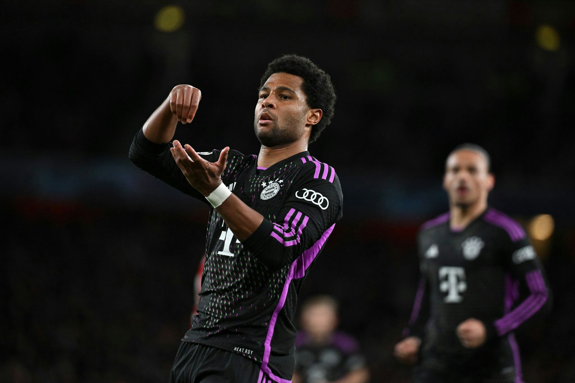 dpatopbilder - Brachte die Bayern mit seinem Treffer zum 1:1 zurück ins Spiel: Serge Gnabry.  