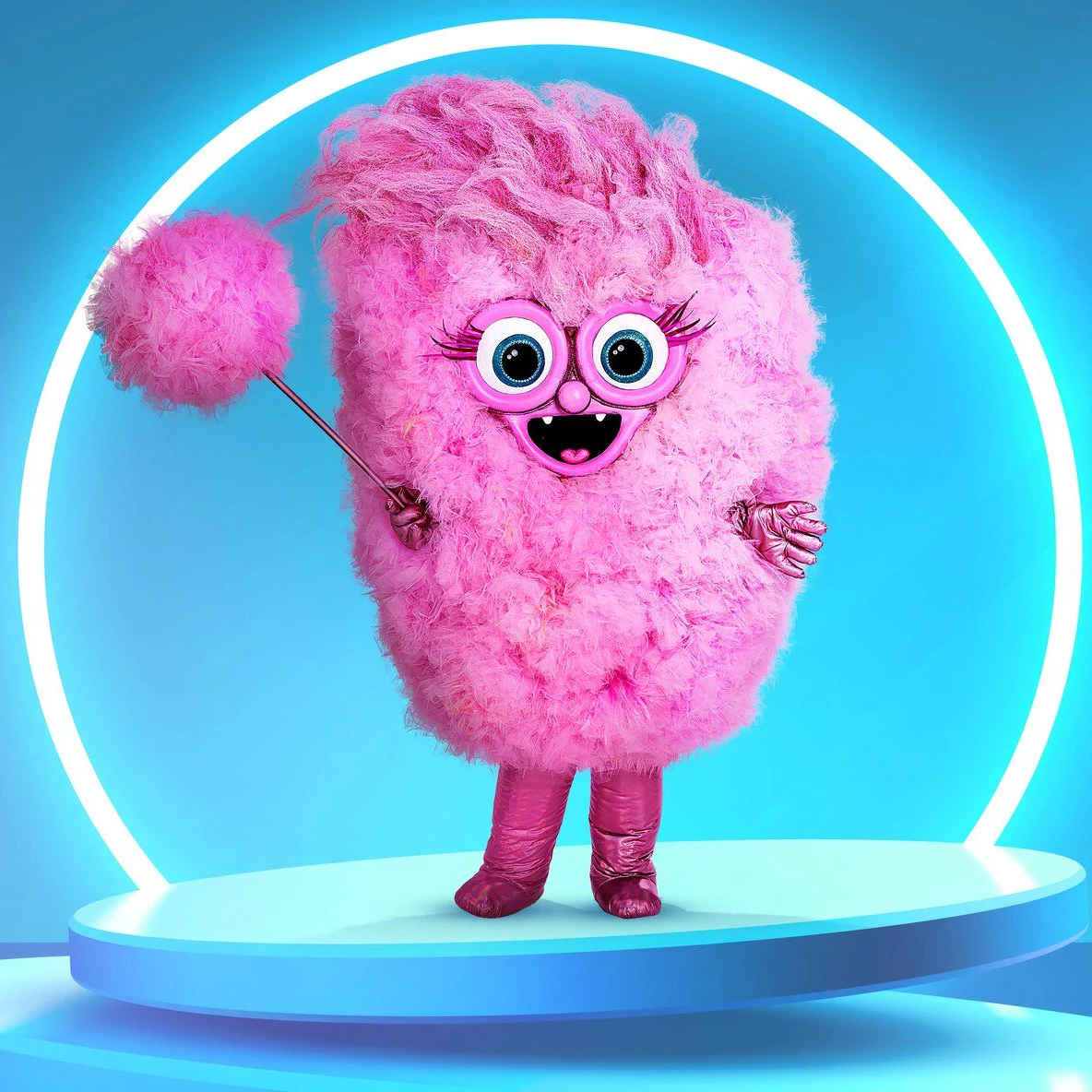 Steckt Back-Queen Enie van de Meiklokjes im Kostüm der Zuckerwatte bei „Masked Singer“?