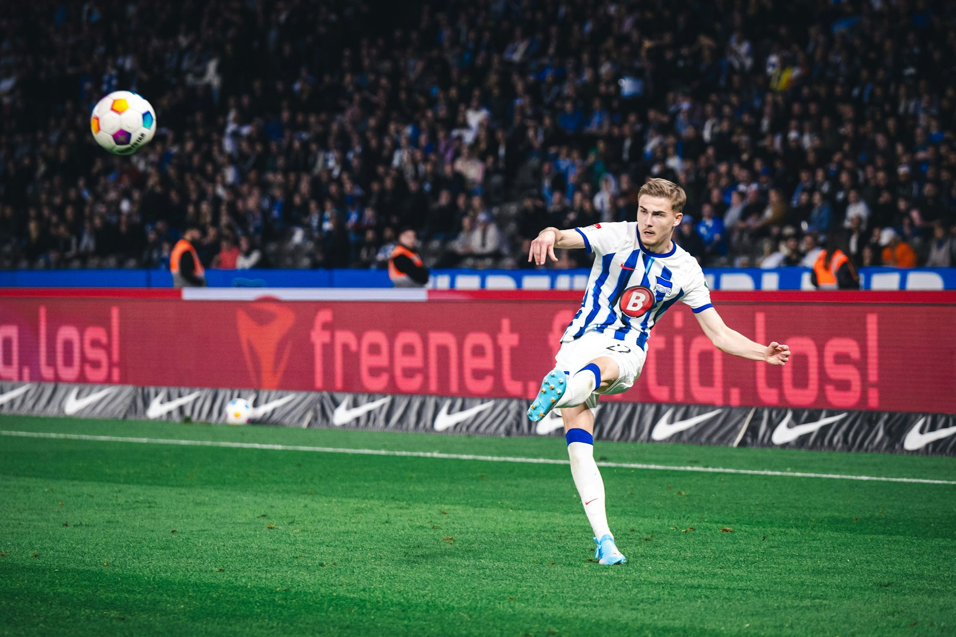 Marten Winkler glänzte beim klaren Sieg von Hertha BSC gegen Hansa Rostock als Vorlagengeber.