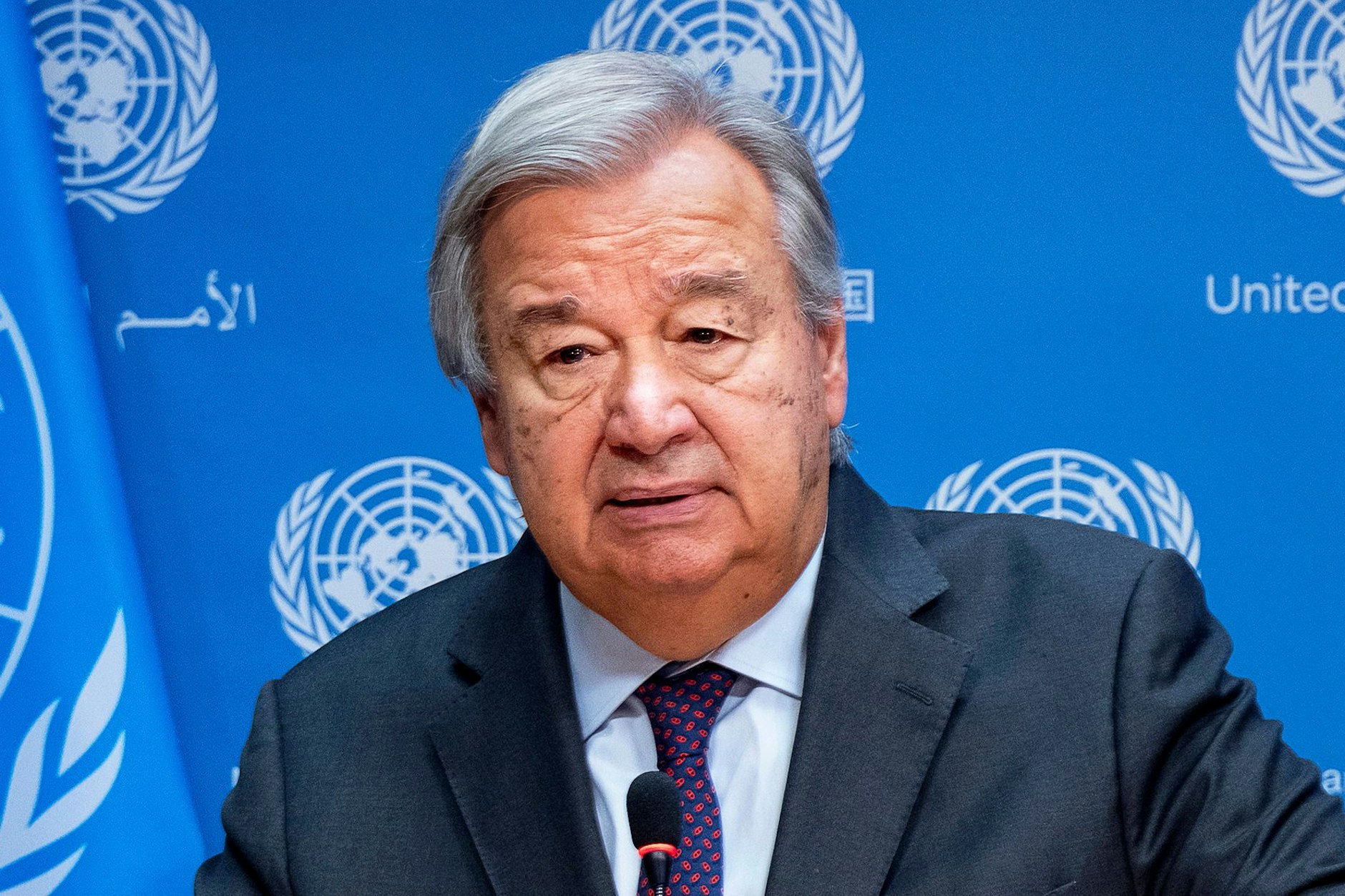 Besorgt: António Guterres, Generalsekretär der Vereinten Nationen.