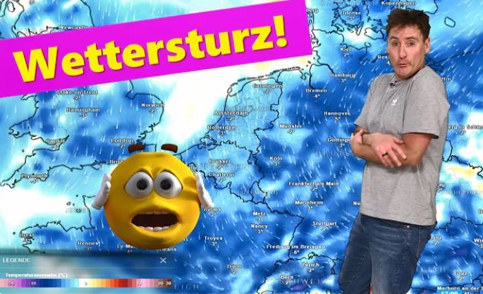 Achtung, Wetterabsturz! Nach Sommertag bis zu 15 °C kälter! Frost möglich!