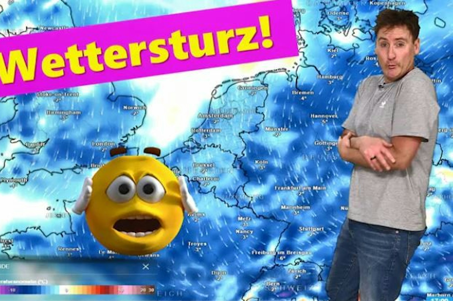 Die Temperaturen stürzen ab!