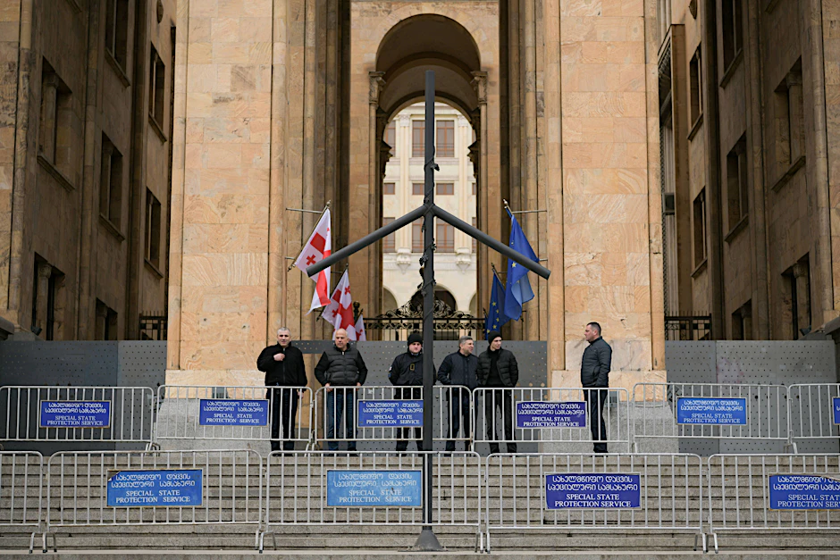 Das georgische Parlamentsgebäude in der Hauptstadt Tiflis.&nbsp;