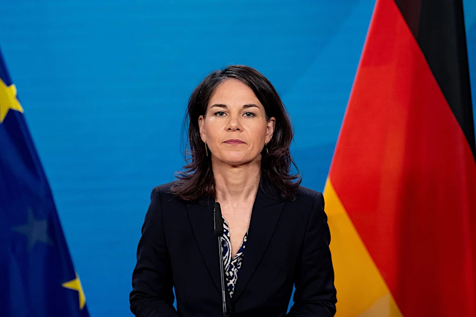 «Ich rufe alle Akteure in der Region auf, besonnen zu handeln», sagt Außenministerin Annalena Baerbock (Bündnis 90/Die Grünen), im Auswärtigen Amt.  