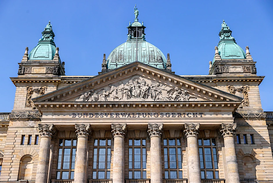 ARCHIV - Das Bundesverwaltungsgericht in Leipzig.  