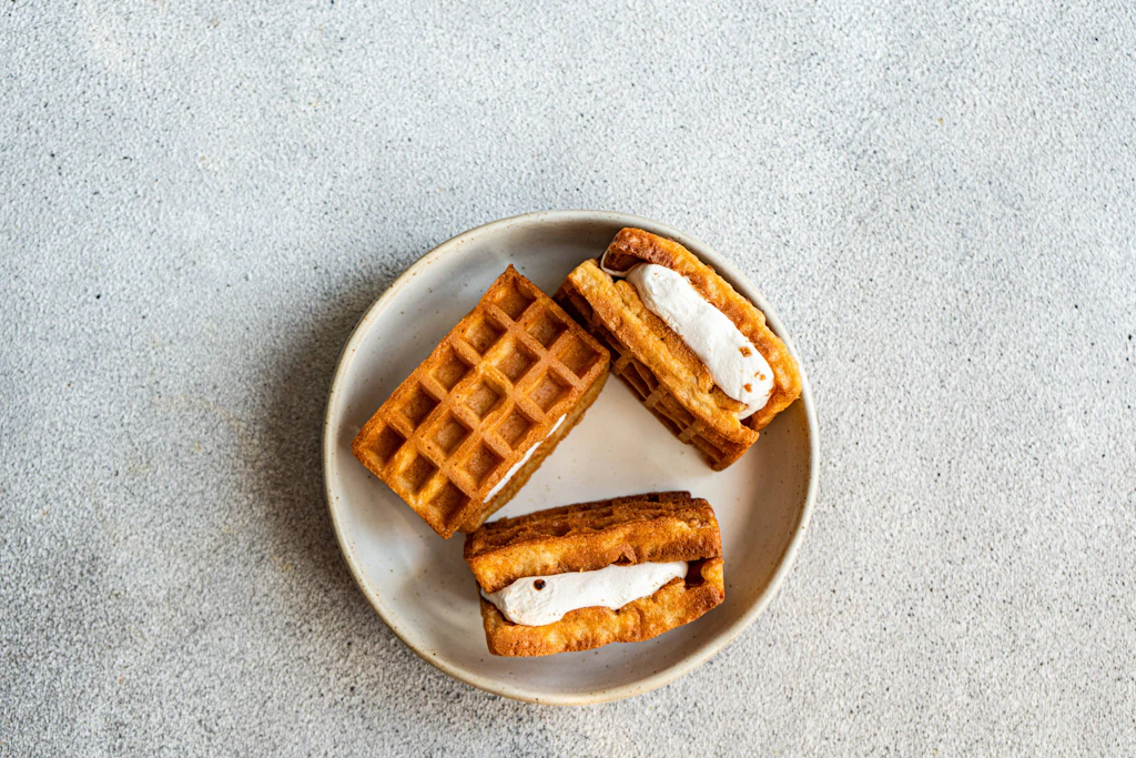 Rezept für Waffeln: Mit cremiger Marshmallow-Füllung sind sie genial