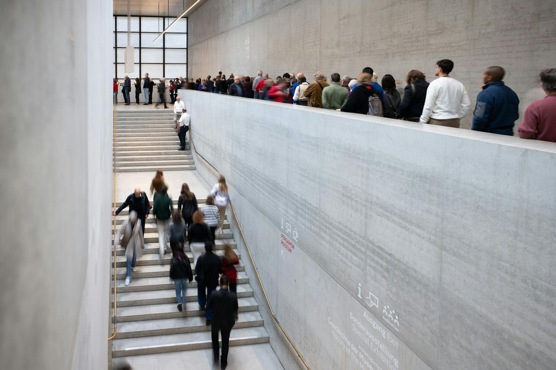 Aufgang in der James-Simon-Galerie auf der Museumsinsel