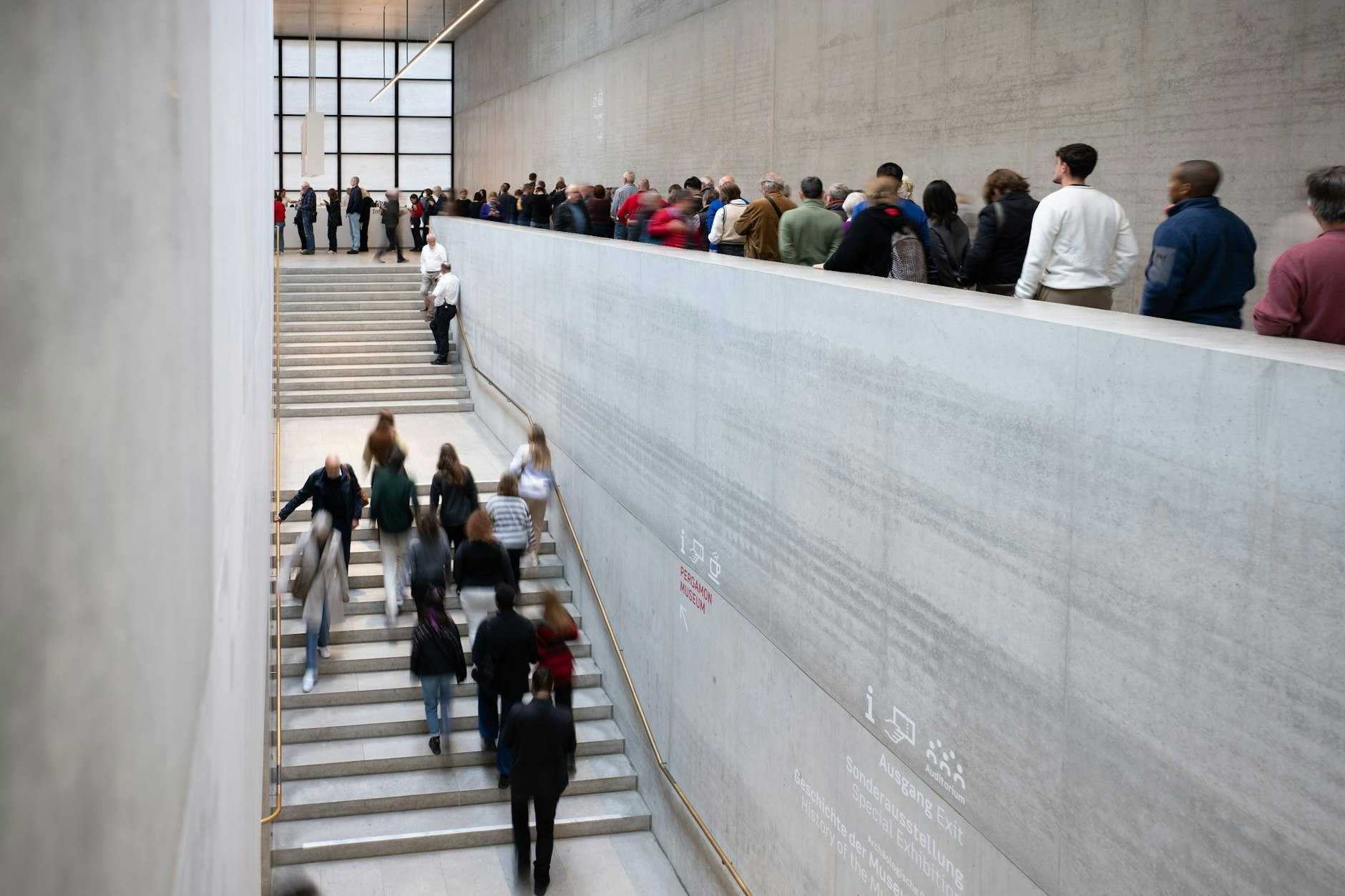 Aufgang in der James-Simon-Galerie auf der Museumsinsel