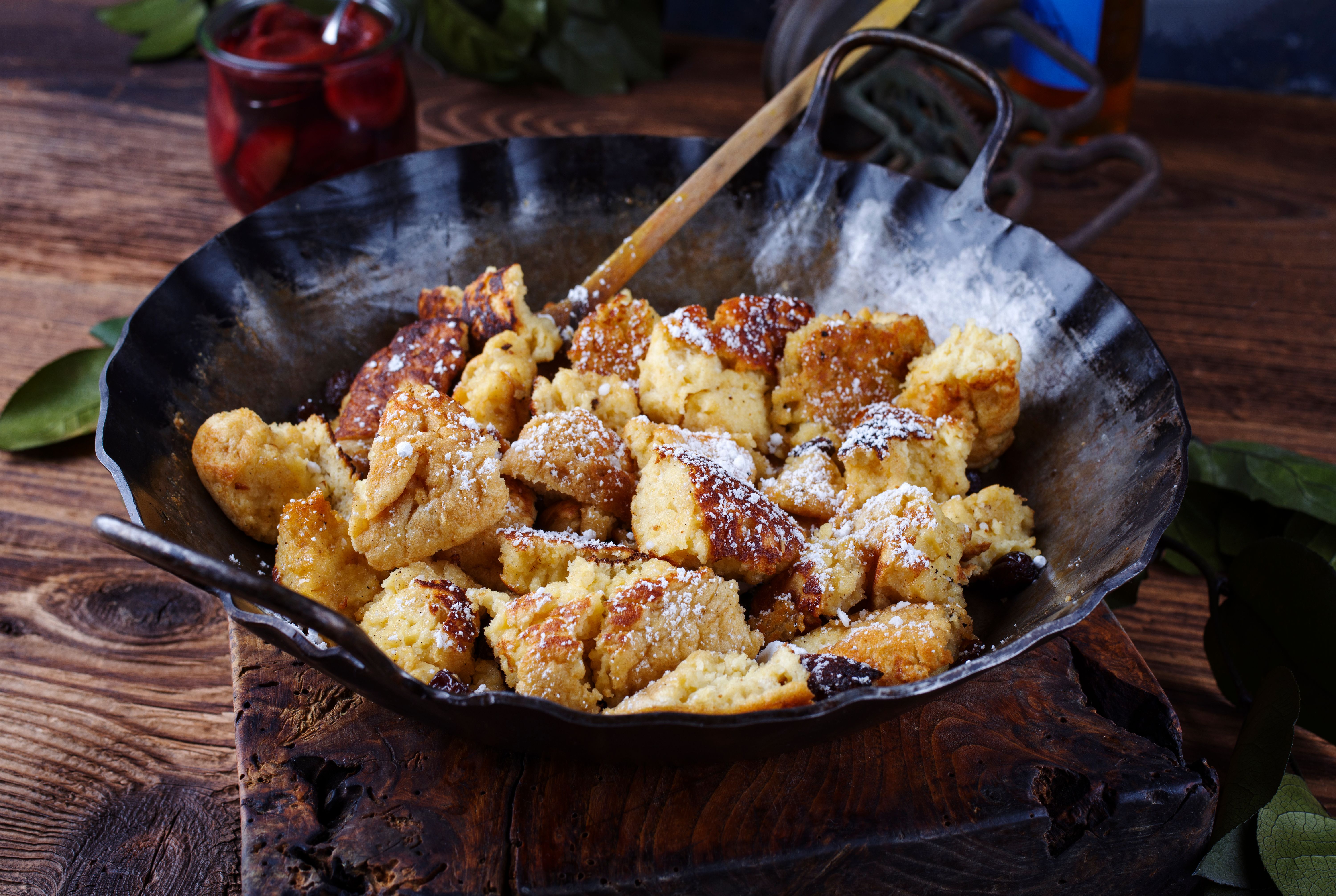 Rezept für fluffigen Kaiserschmarrn aus der Heißluftfritteuse