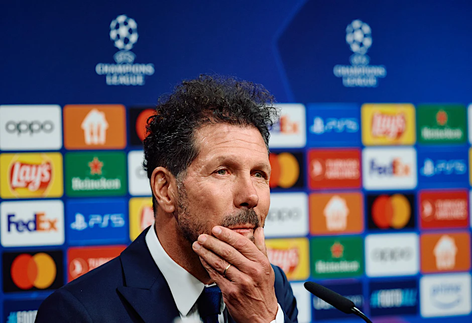 Geht mit Zuversicht in das Spiel beim BVB: Atlético-Trainer Diego Simeone.  