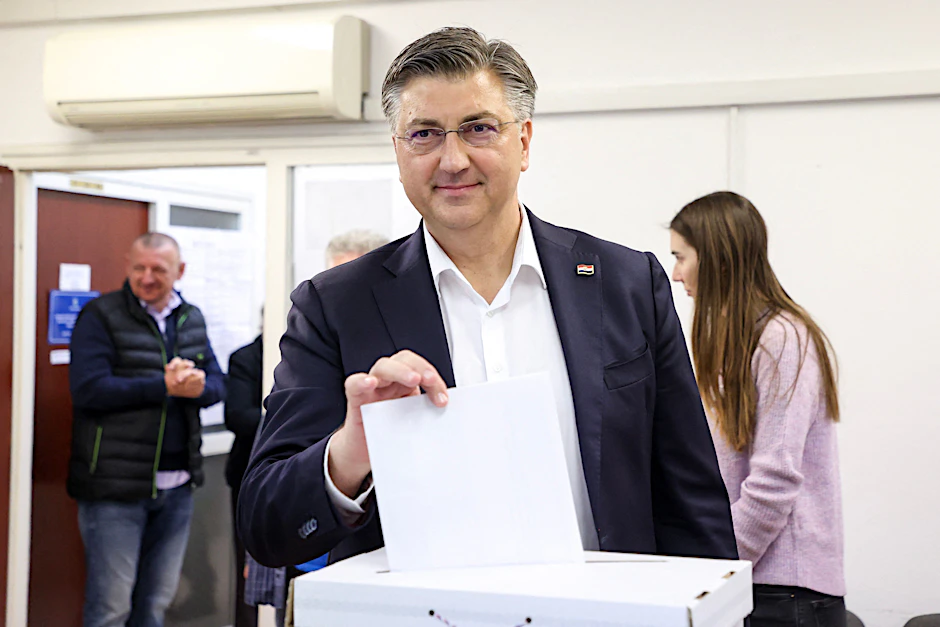 Die Partei von Premierminister&nbsp;Andrej Plenkovic liegt in Führung.&nbsp;&nbsp;