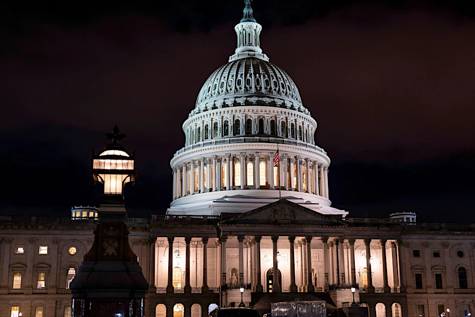 Das Kapitol in den USA: Hier sitzen die Kammern Repräsentantenhaus und Senat.&nbsp; &nbsp;