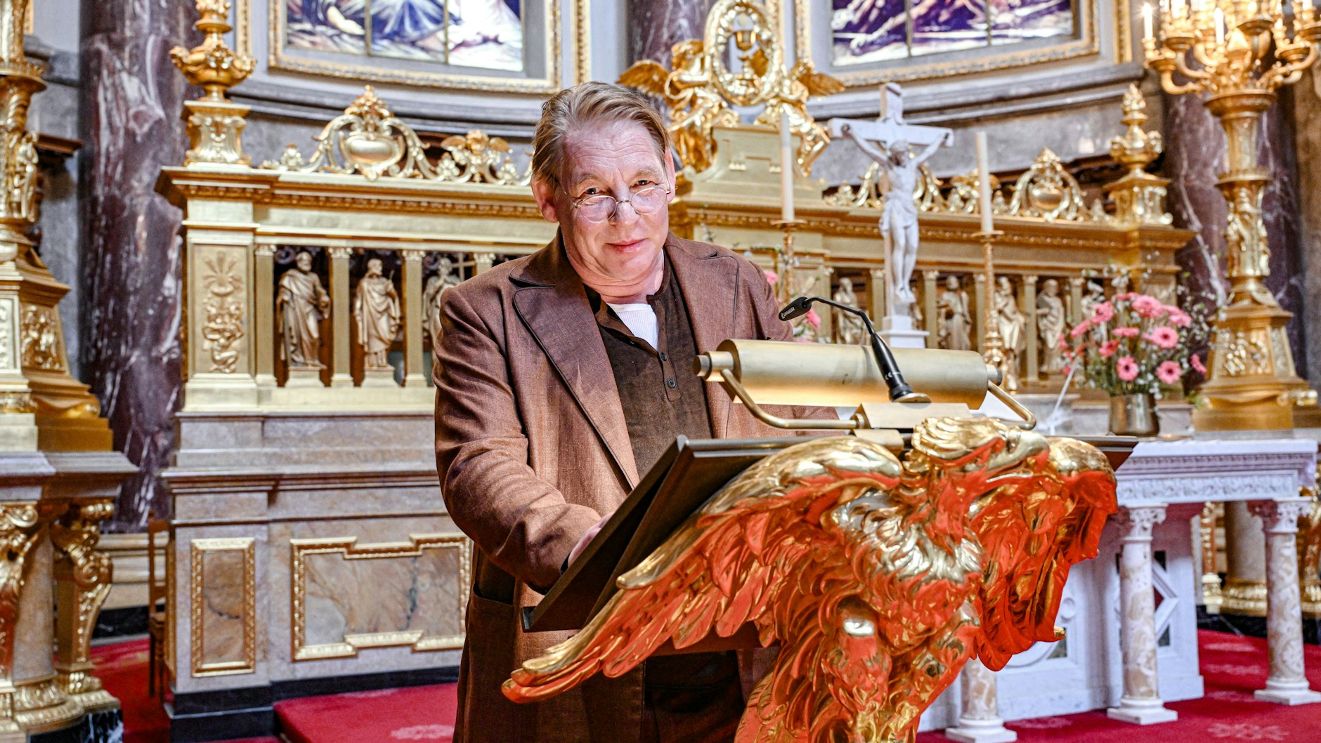 Ben Becker beim Presseevent für „Todesduell“ im Berliner Dom