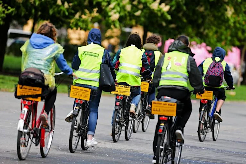 Bei einer Fahrradtour durch Prenzlauer Berg geht es um die vielfältige Geschichte des Ortsteils.
