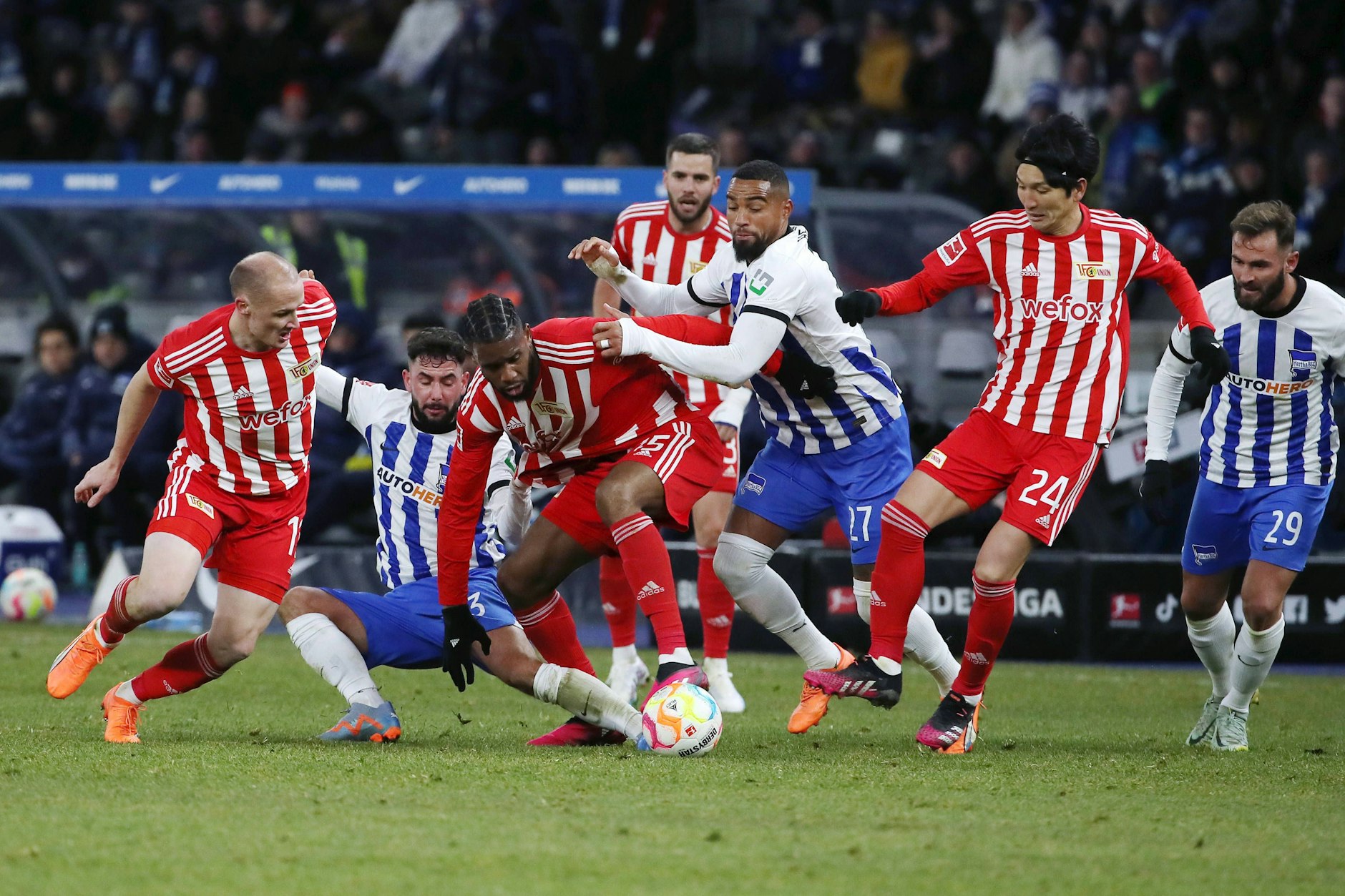 Hertha BSC gegen den 1. FC Union. Das Derby wollen viele Fans wieder sehen. Im Mai könnte es bereits so weit sein. 