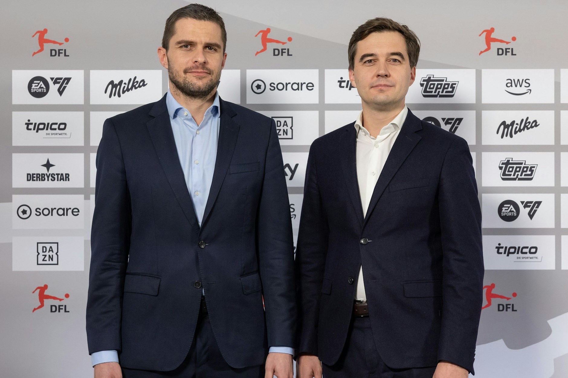 Marc Lenz (l.) und Steffen Merkel sind die DFL-Geschäftsführer.