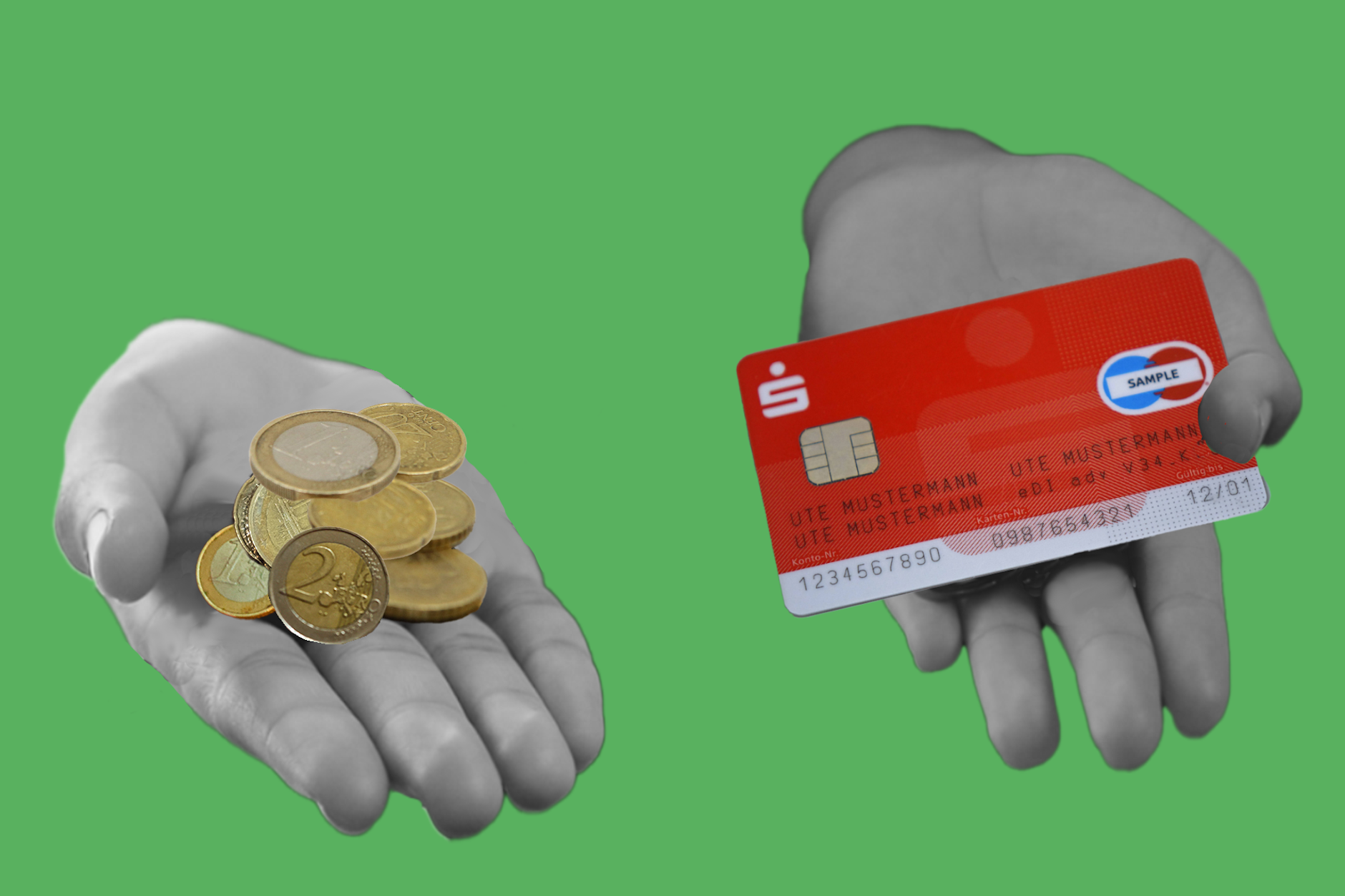 Ob mit Karte oder Bargeld: Die Auswahl der Zahlungsart ist in vielen Orten begrenzt.