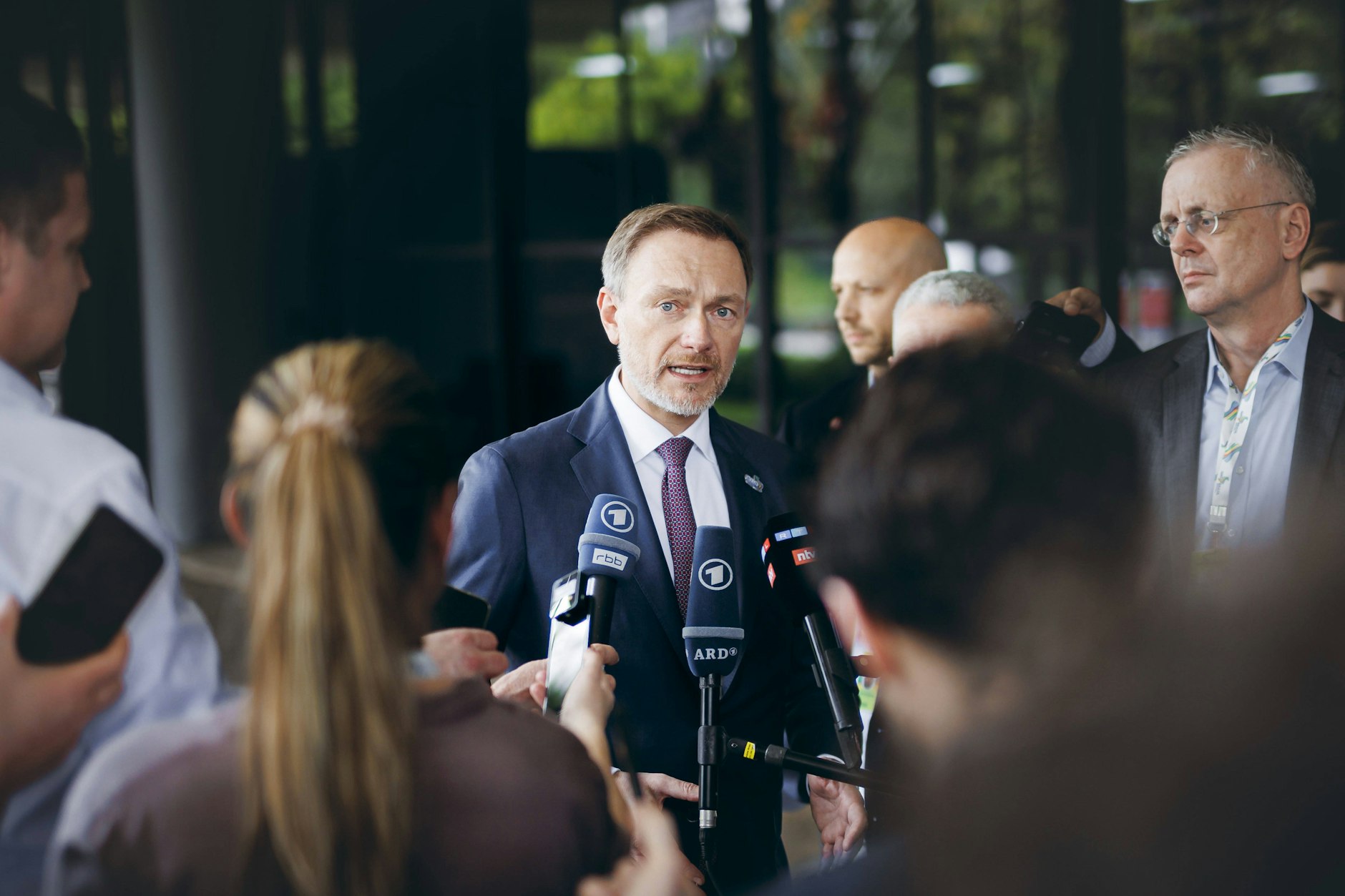 Finanzminister Christian Lindner. Steuererhöhungen für Reiche sind für ihn ausgeschlossen.