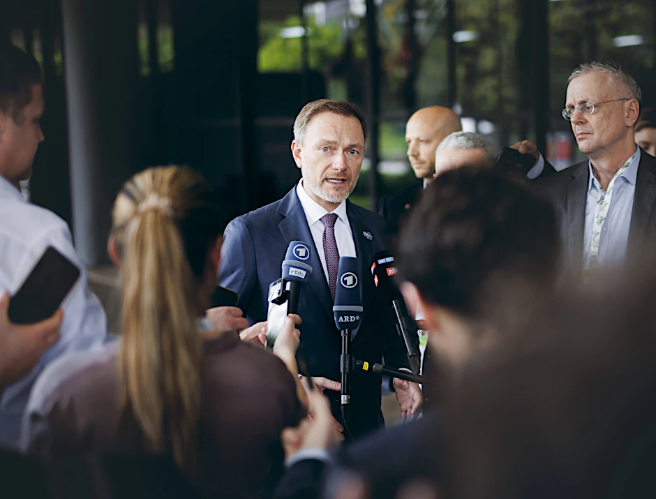 Finanzminister Christian Lindner. Steuererhöhungen für Reiche sind für ihn ausgeschlossen.