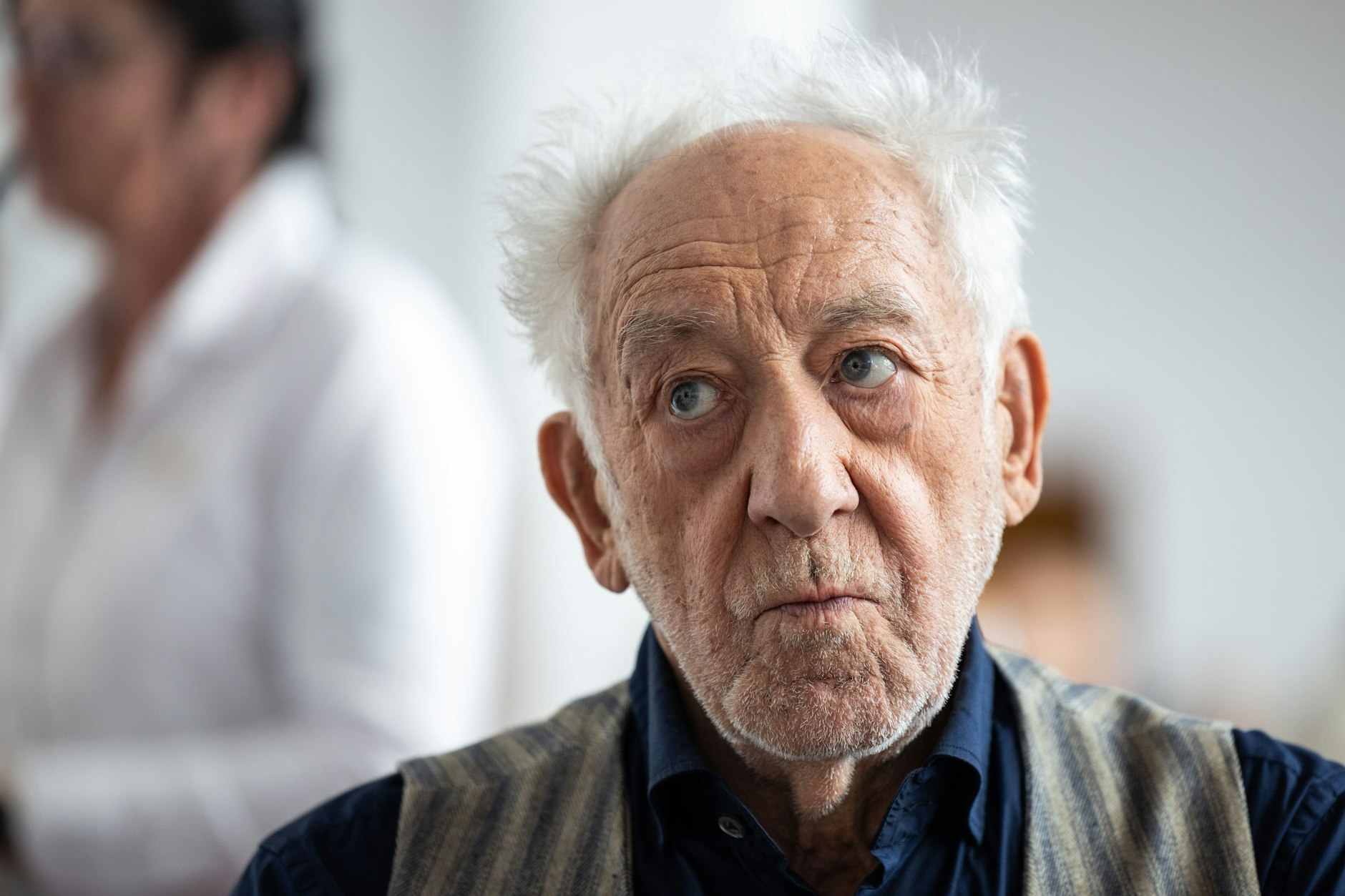 Dieter Hallervorden, Kabarettist, bei der Kinder-Lebens-Lauf-Veranstaltung. Hallervorden verteidigte sein Werk. 