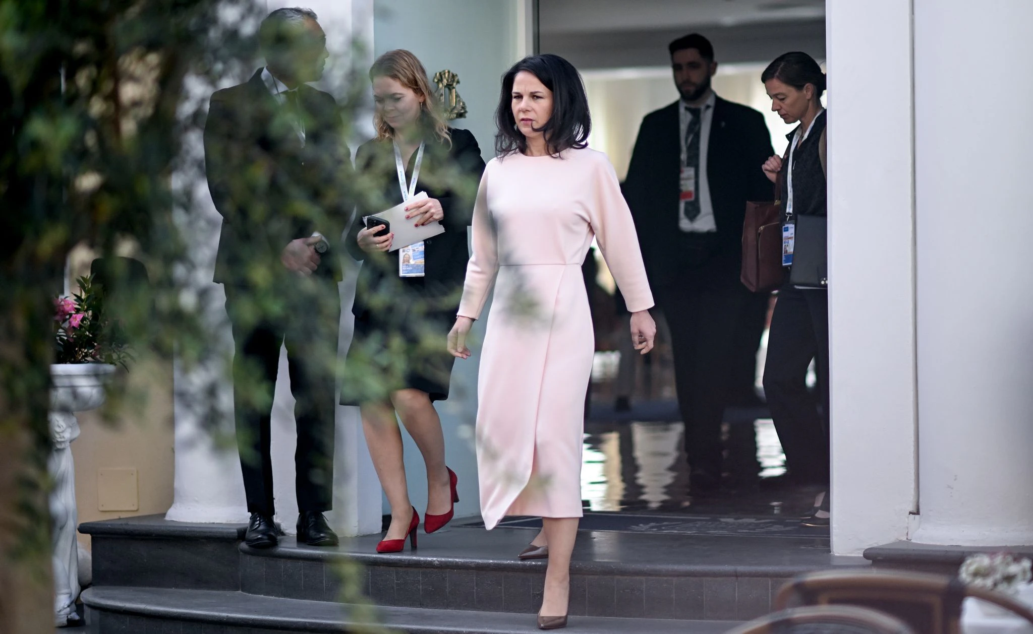 Bundesaußenministerin Annalena Baerbock beim Treffen der G7-Außenminister auf Capri.  
