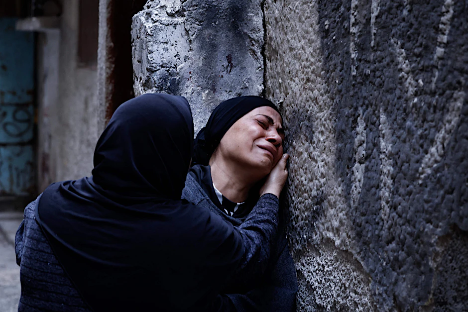 Palästinensischer Ort der Trauer: Beerdigung von Hussein Abu Jaasa, der im November im Westjordanland&nbsp;in der ursprünglich als Flüchtlingslager geplanten Stadt Balata&nbsp;bei einem israelischen Angriff starb.