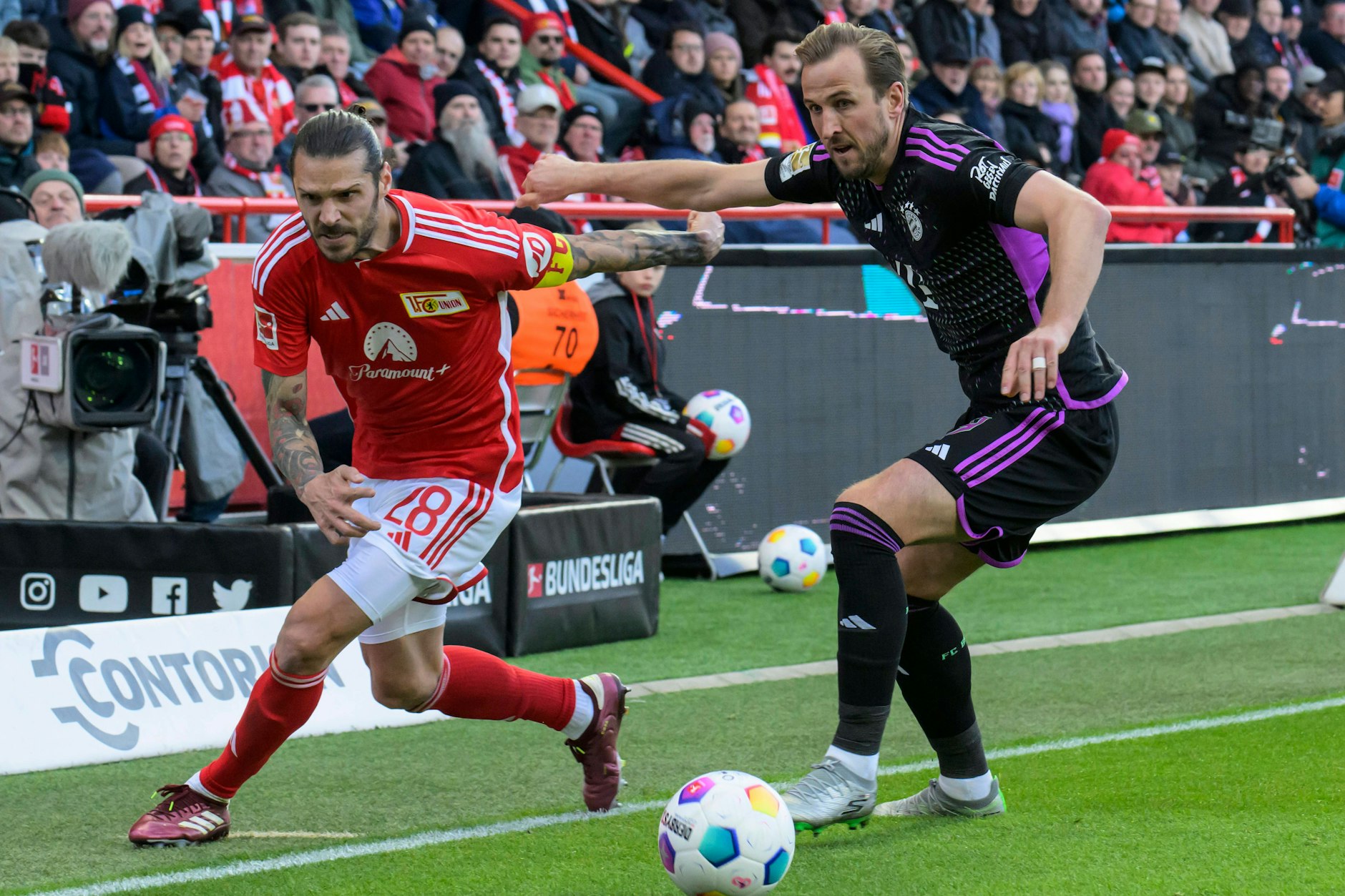 Der 1. FC Union und Kapitän Christopher Trimmel gingen gegen den FC Bayern und Harry Kane unter. 