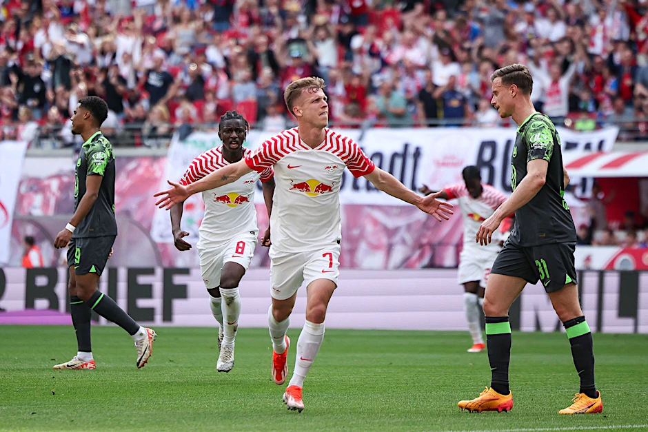 Dani Olmo und RB Leipzig holten im Kampf um die Champions-League-Qualifikation wichtige drei Punkte.  