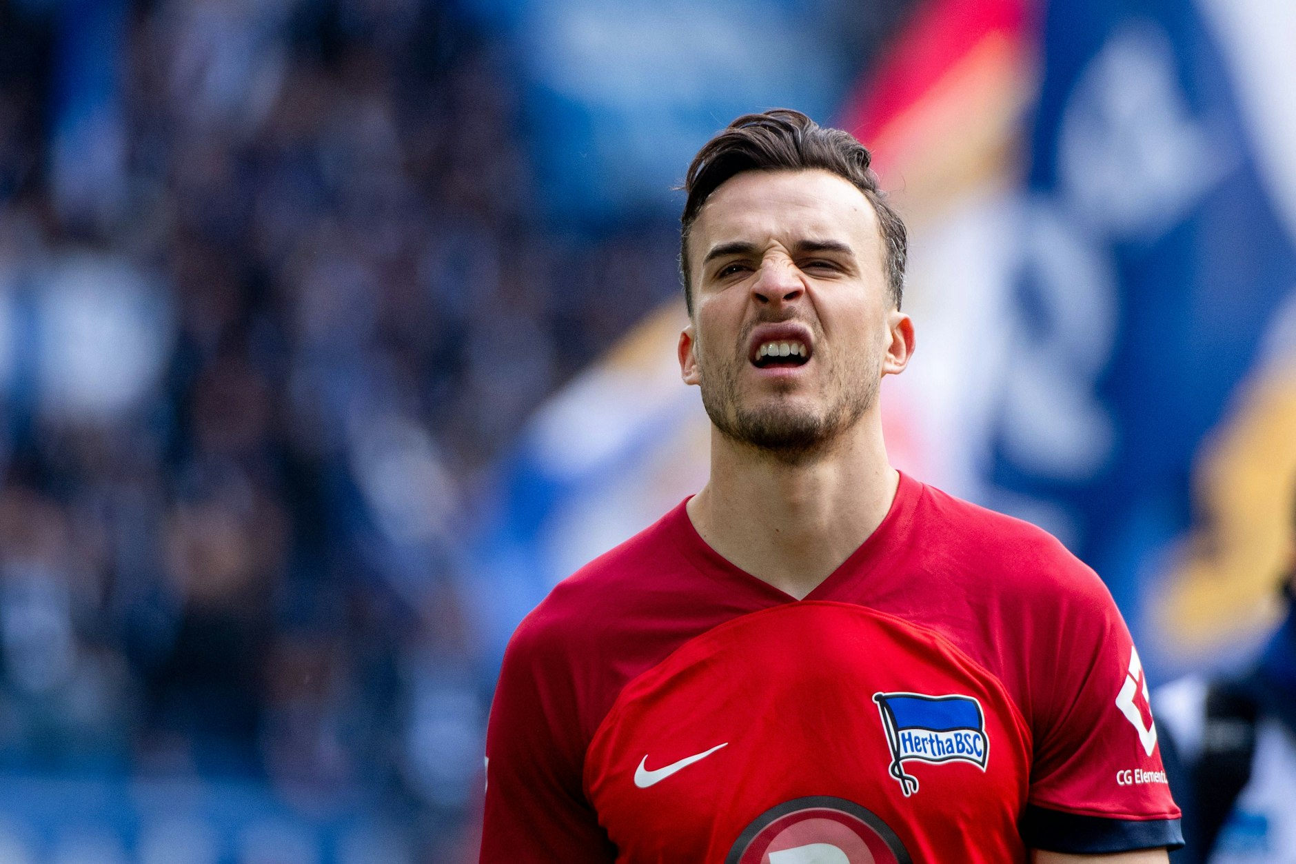Haris „Fluppe“ Tabakovic (29) baute seine Führung in der Totschützenliste mit einem Doppelpack beim KSC aus, schiebt aber dennoch Frust.