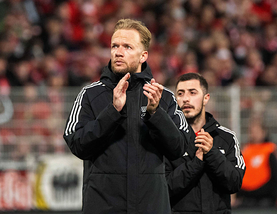 Kevin Vogt und seine Mitspieler vom 1. FC Union Berlin kassierten gegen den FC Bayern die höchste Heimniederlage in der fünfjährigen Bundesliga-Geschichte.